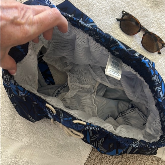 Life Is Good Blue Tropic-Inspired Swim Trunks Size Medium - Picture 6 of 6